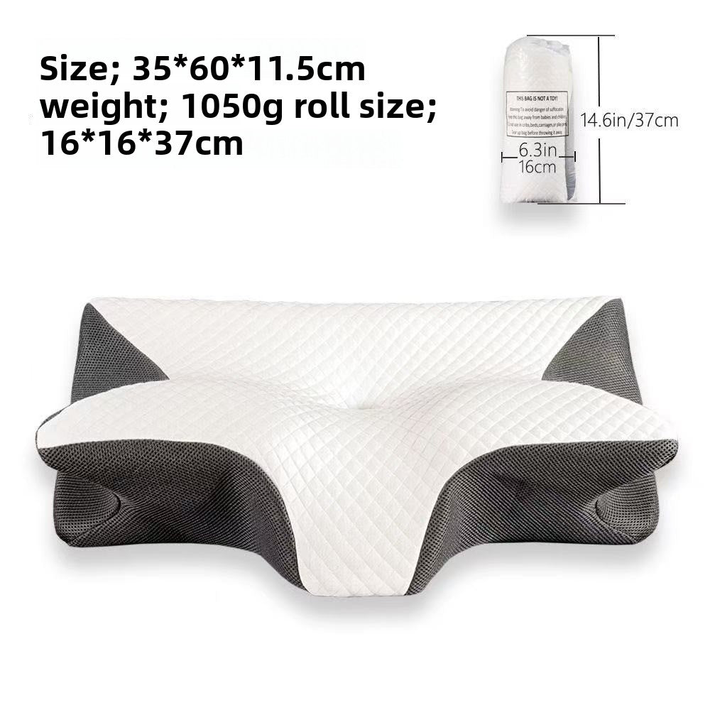 Butterfly Shaped Pillow - Ergonomic Support for Neck & Back Pain Relief