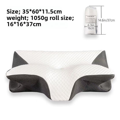 Butterfly Shaped Pillow - Ergonomic Support for Neck & Back Pain Relief