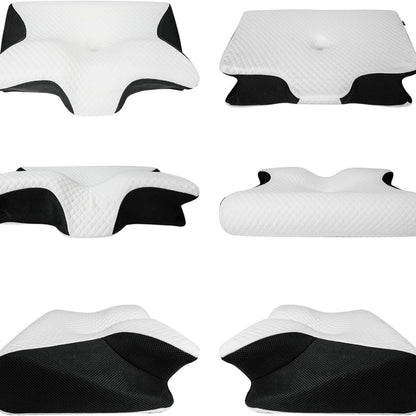 Butterfly Shaped Pillow - Ergonomic Support for Neck & Back Pain Relief