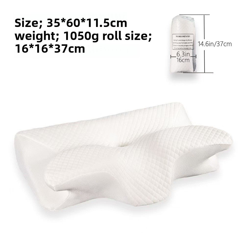 Butterfly Shaped Pillow - Ergonomic Support for Neck & Back Pain Relief