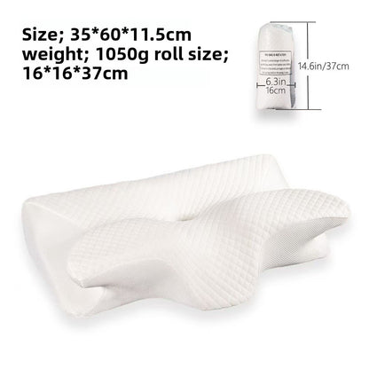 Butterfly Shaped Pillow - Ergonomic Support for Neck & Back Pain Relief