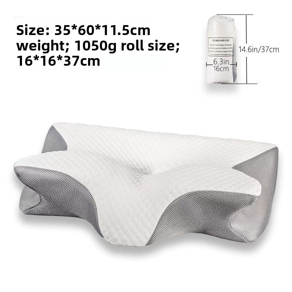 Butterfly Shaped Pillow - Ergonomic Support for Neck & Back Pain Relief